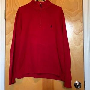 Polo by Ralph Lauren Quarter Zip Sweater Size XL